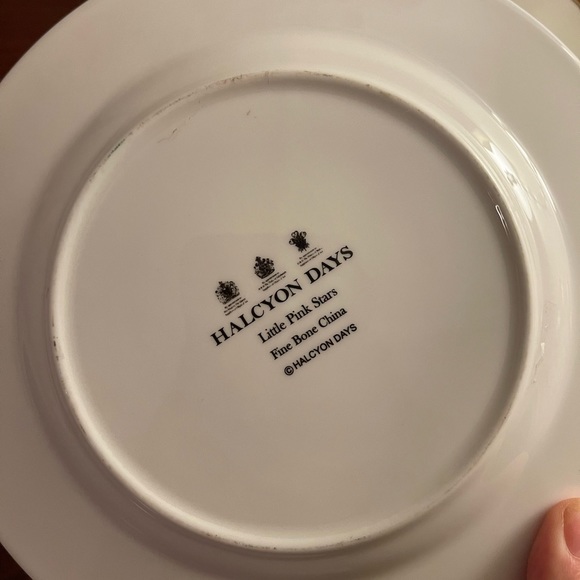 Halcyon Days Nursery Baby Girl 3-Piece Dining Set Fine Bone English China HTF - Picture 8 of 8